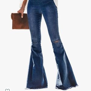 Amazon bell pants size s . Wore them one time only